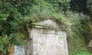 Unha vista da Fonte dos &Aacute;nxeles