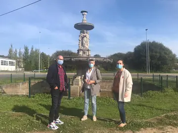 Xos&eacute; Regueira, Mercedes Queixas e Amelia S&aacute;nchez no Pasatempo