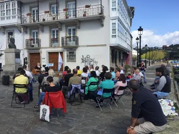 Homenaxe a Antol&iacute;n Faraldo en Betanzos