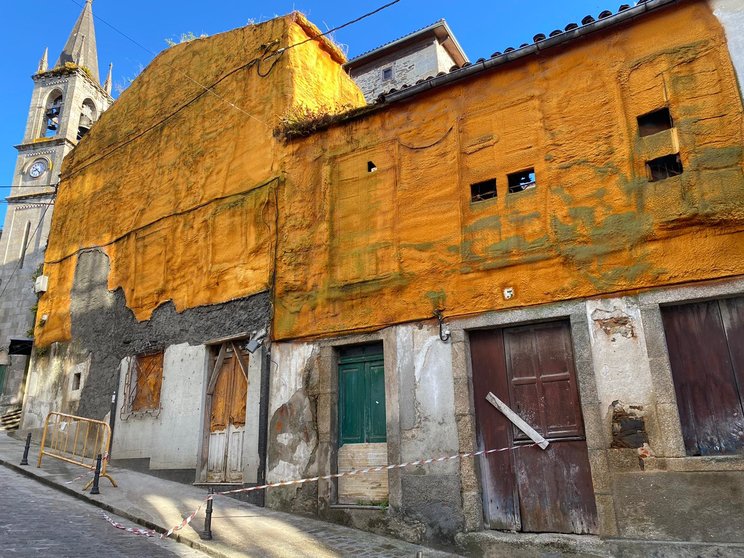 Imaxe da vivenda na rúa Santiago