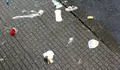 O BNG-AA denuncia verquidos de material sanitario na estrada de Santiago