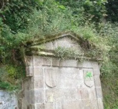 Unha vista da Fonte dos &Aacute;nxeles