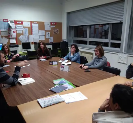 Xuntanza coa ANPA Brigantium no CEIP Vales Villamar&iacute;n